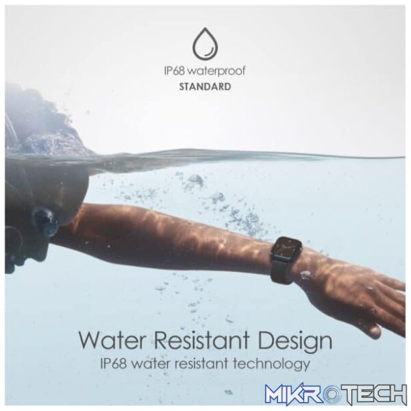 IP68  Sports Square Smart Watch - M2 Gold - Image 5